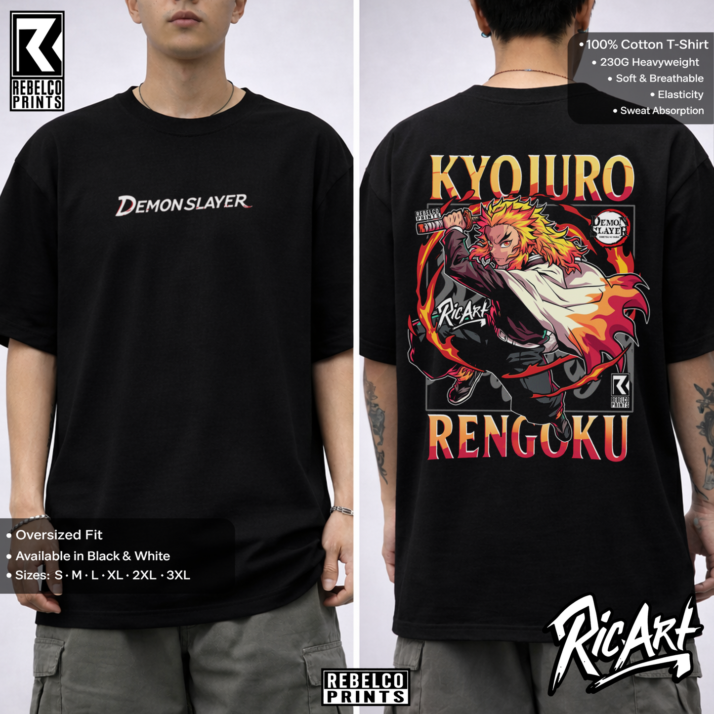 Demon Slayer Rengoku T-Shirt