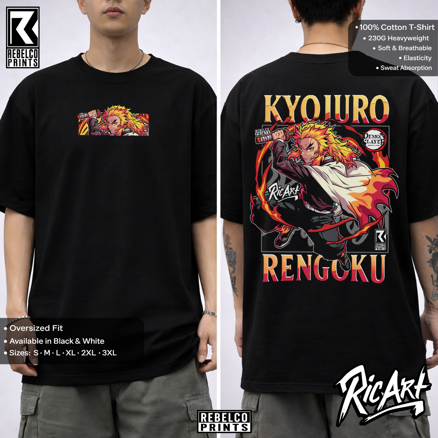 Demon Slayer Rengoku T-Shirt