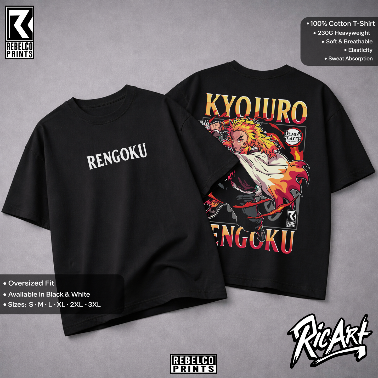 Demon Slayer Rengoku T-Shirt