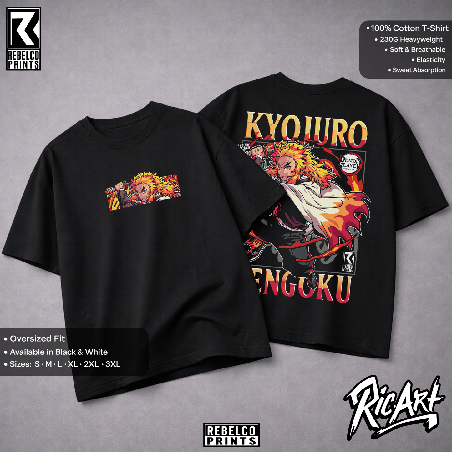 Demon Slayer Rengoku T-Shirt