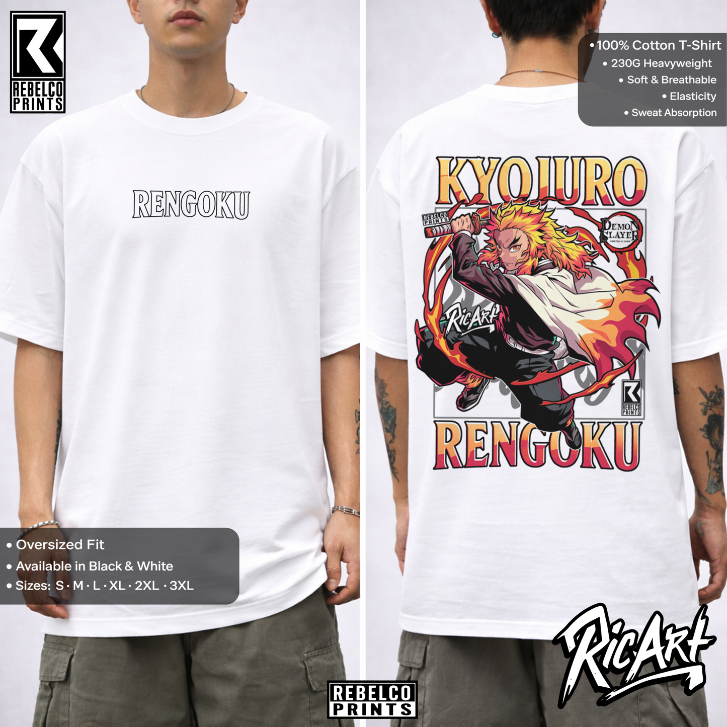Demon Slayer Rengoku T-Shirt