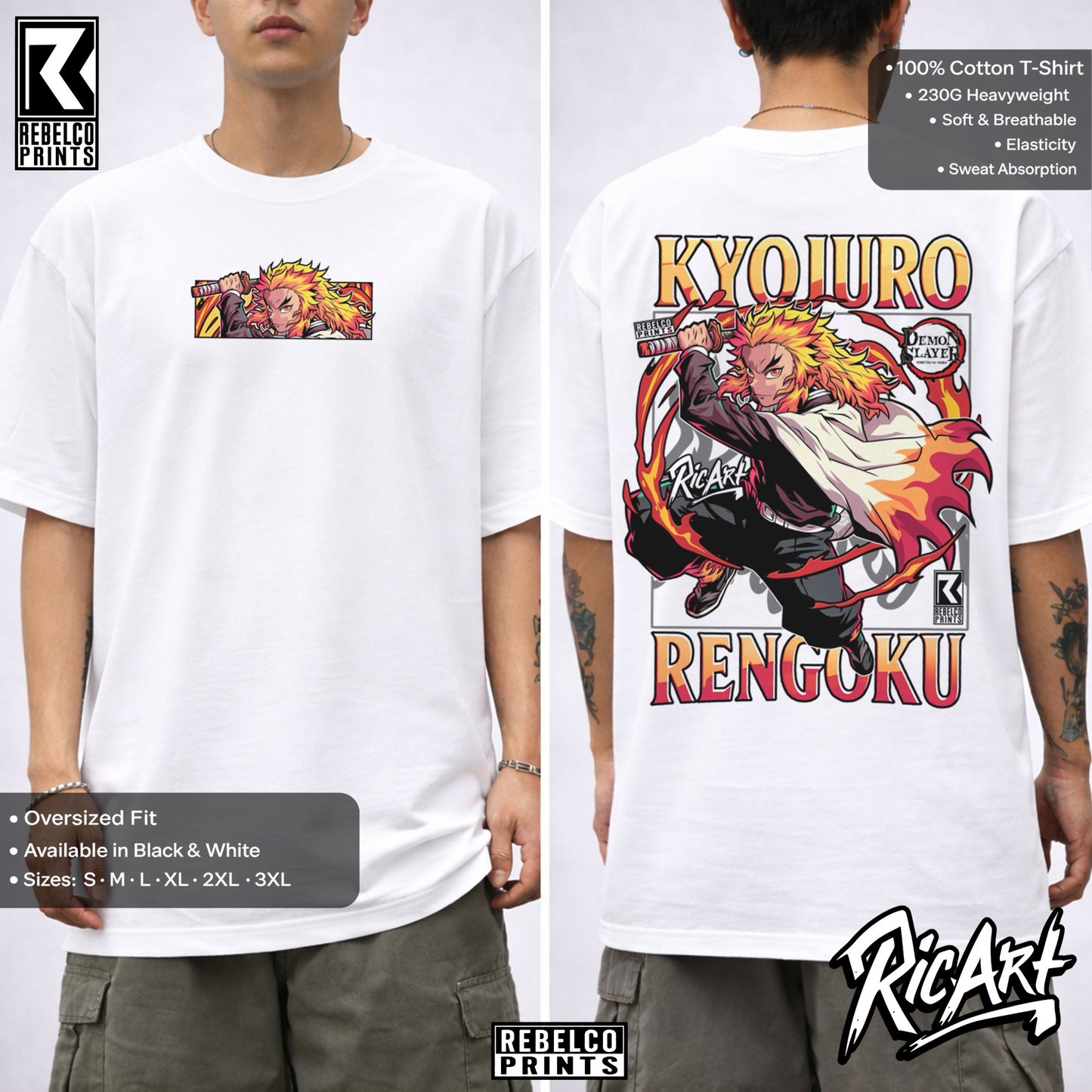 Demon Slayer Rengoku T-Shirt