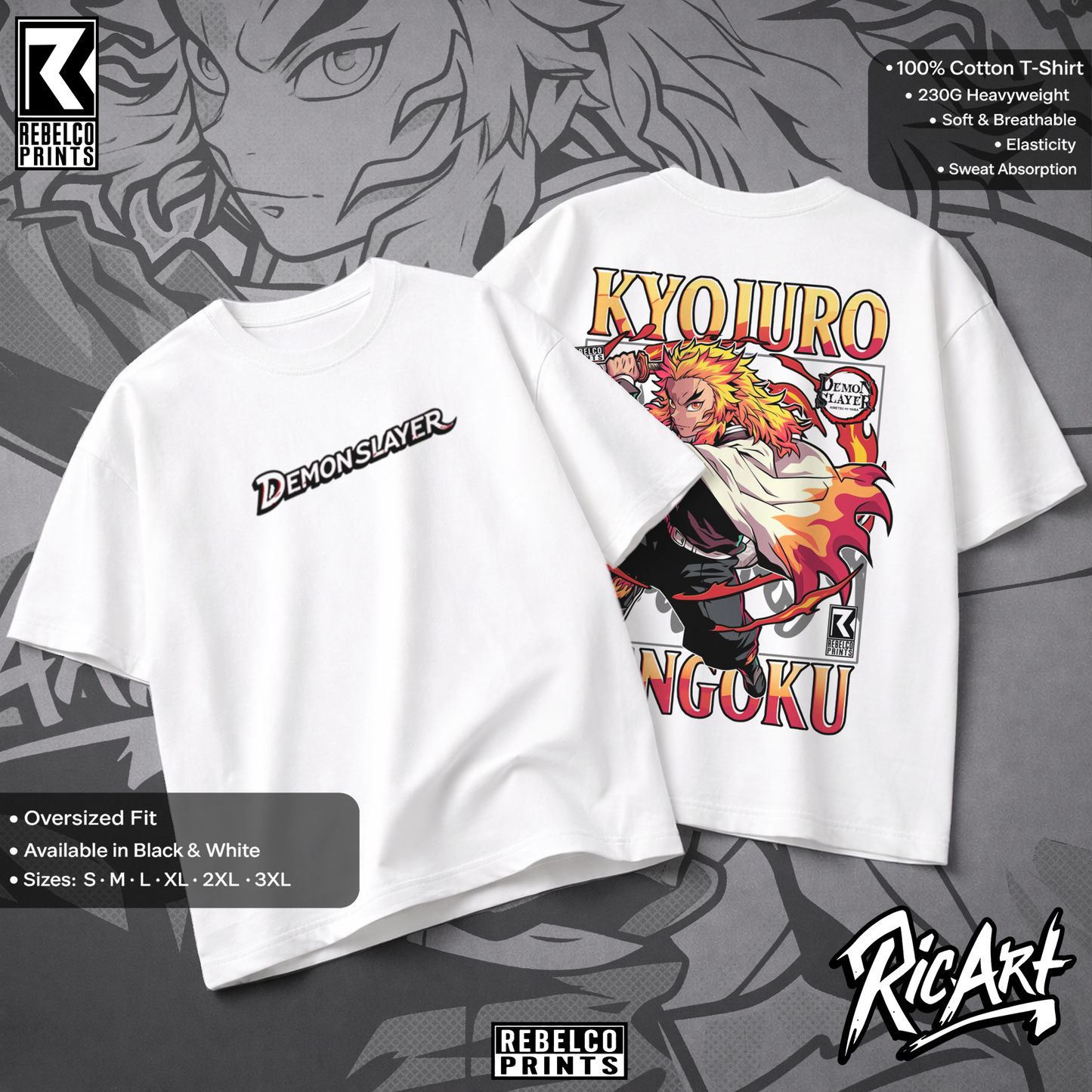 Demon Slayer Rengoku T-Shirt