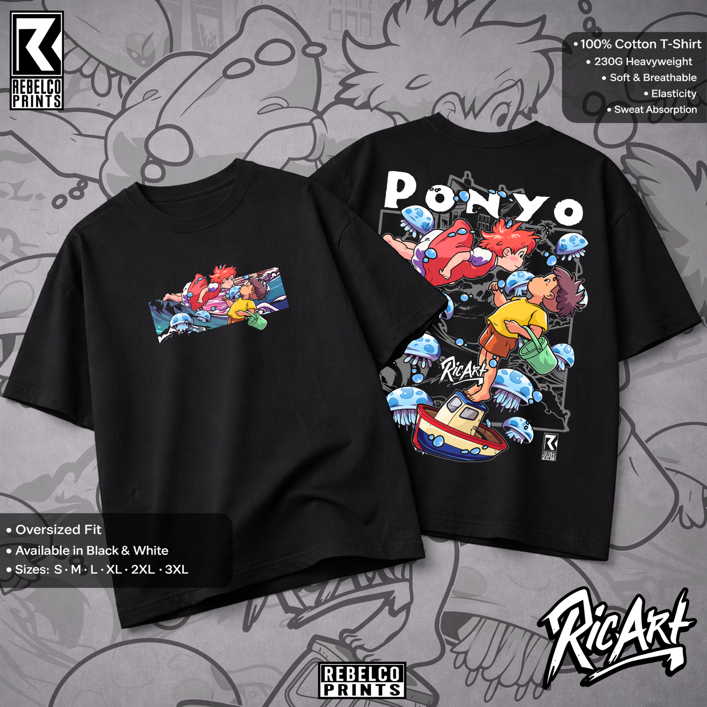 Studio Gibli Ponyo T-Shirt