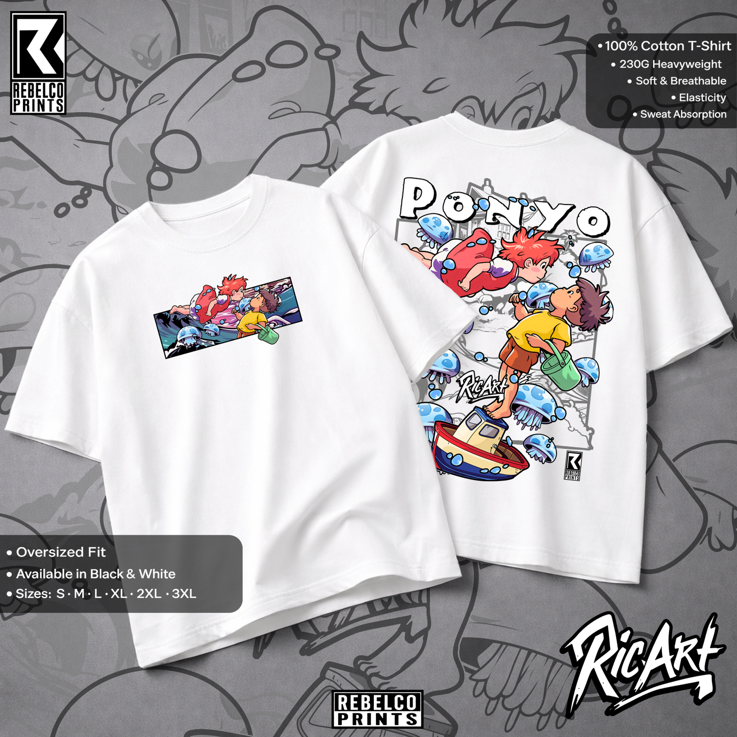 Studio Gibli Ponyo T-Shirt