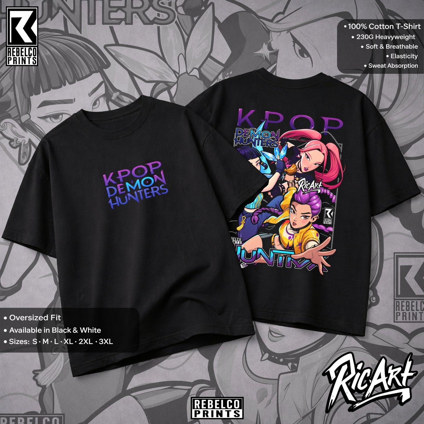 K-Pop Demon Hunter Huntrix T-Shirt