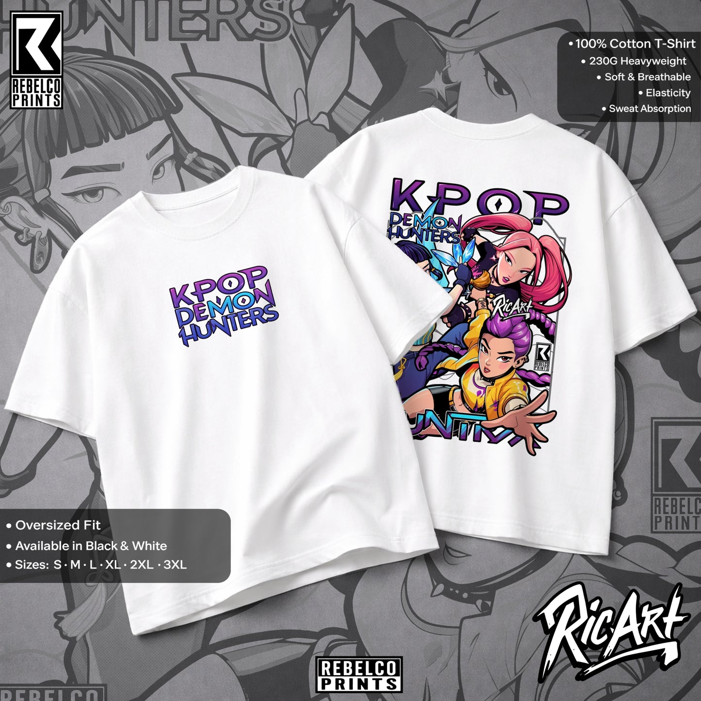 K-Pop Demon Hunter Huntrix T-Shirt