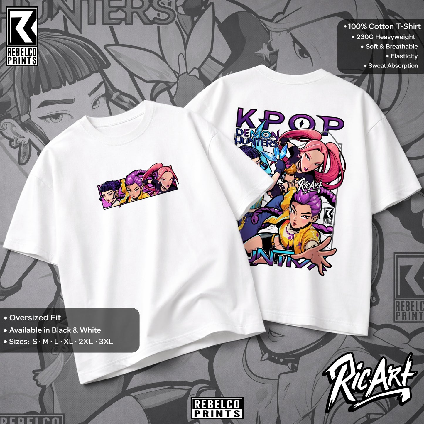 K-Pop Demon Hunter Huntrix T-Shirt